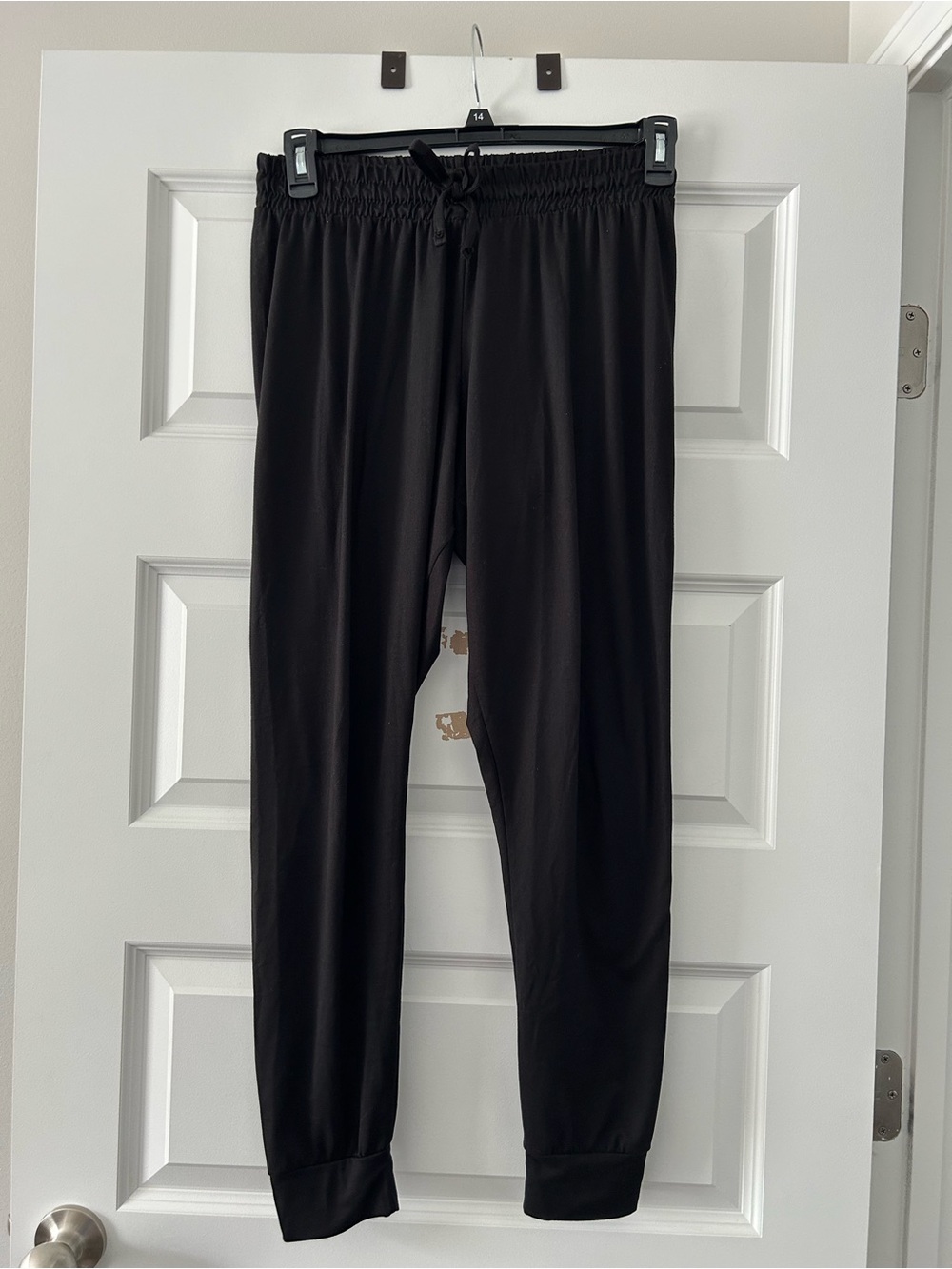 Lightweight Black Track Jogger Sweatpants